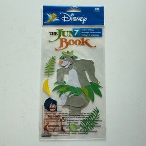 Disney The Jungle Book Baloo Mowgli Sticker Collage EK Success 7pc New